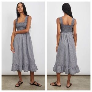 Rails Rumi Gingham Midi Dress Large
